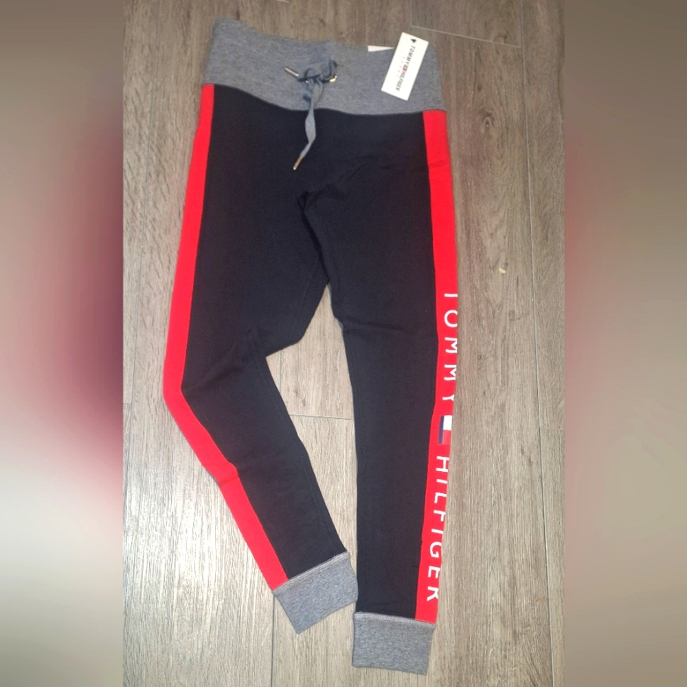 New Tommy Hilfiger Jersey Leggings Full Length Mid Rise Womans sz XSmall NWT